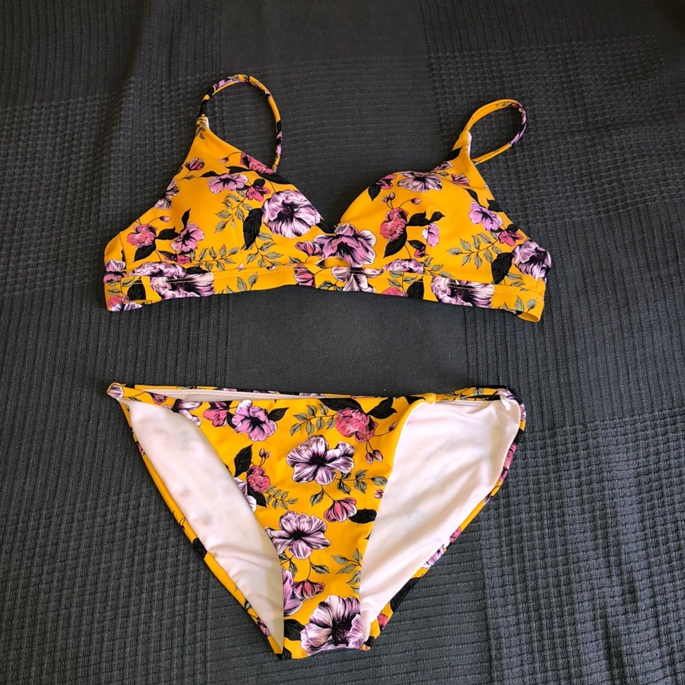 No Boundaries two piece bathing suit